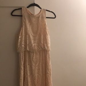 NWOT Eliza J Lace Maxi Dress